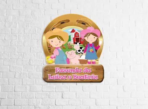 Painel Fazendinha- Gêmeos