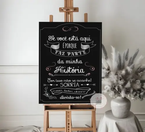 Painel para Recepção - Bem Vindos ao Meu Aniversário-