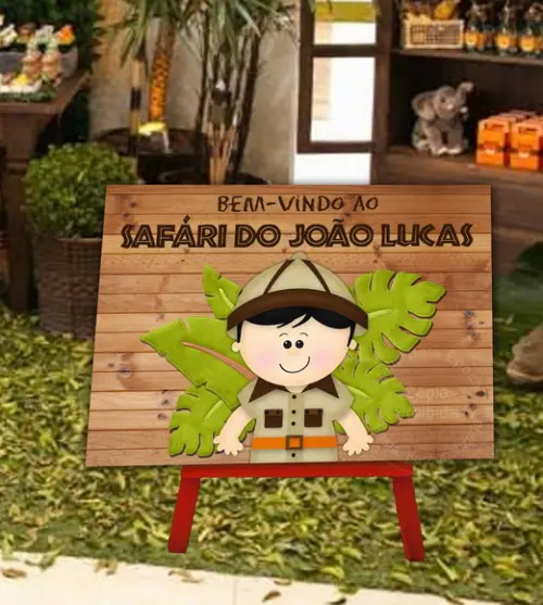 Painel Safári - Placa em Pvc