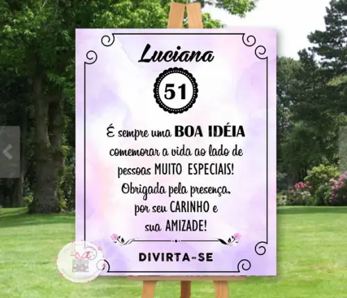 Placa de Boas Vindas -bem Vindos