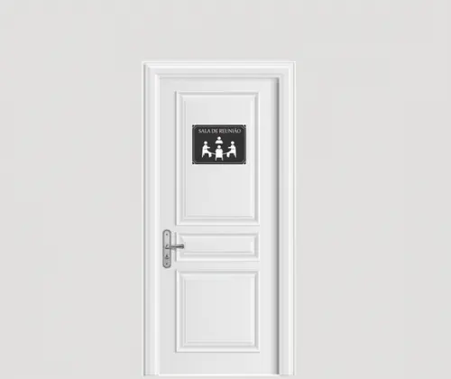 Placa de Identificação de Sala