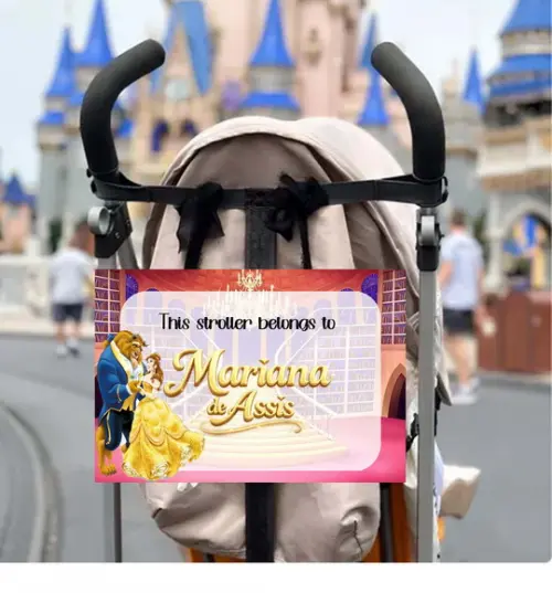 Placa para Carrinho de Bebê - Ideal para Viagem e Parques