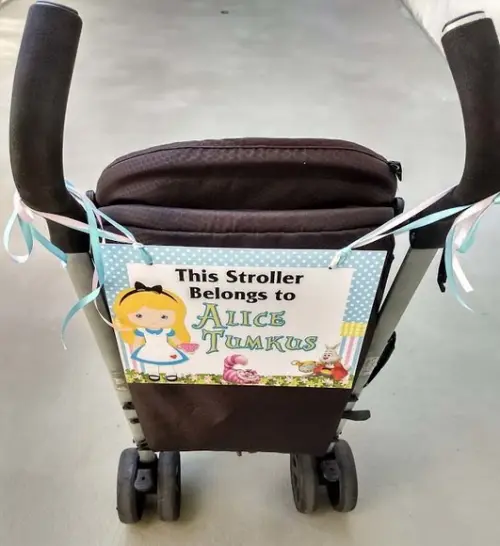 Placa para Carrinho de Bebê - Ideal para Viagem e Parques