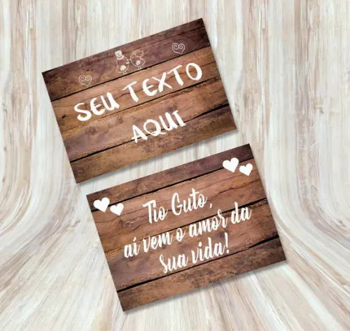 Placa para Casamento - Aí Vem o Amor da Sua Vida