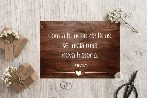 Placa para Casamento - Crie a Frase Perfeita para Seu Dia