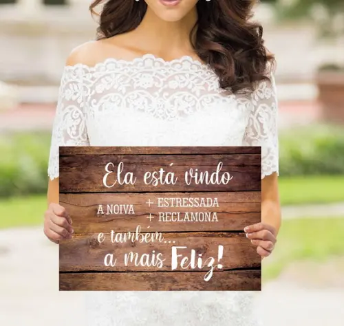Placa para Casamento -crie a Frase Perfeita para Seu Dia
