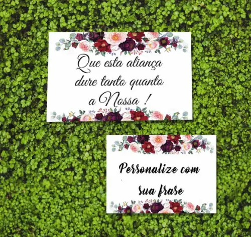 Placa para Casamento - Que Essa Aliança Dure Eternamente