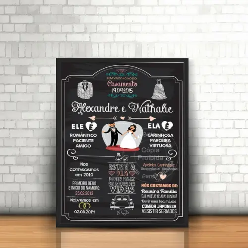 Placa para Recepção -bem Vindos ao Nosso Casamento