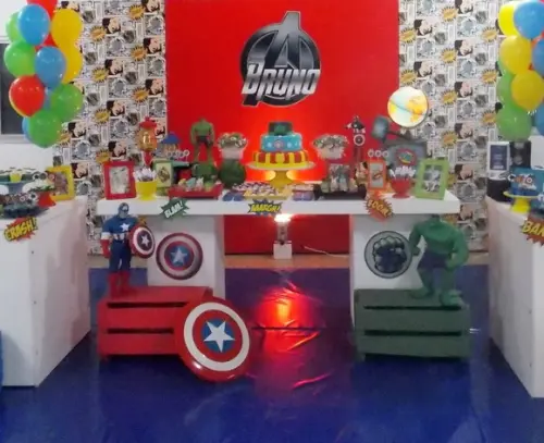 Placa Super herois