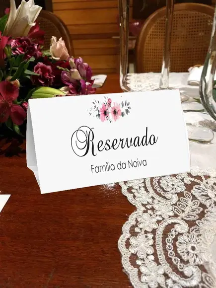 Placa Reservado