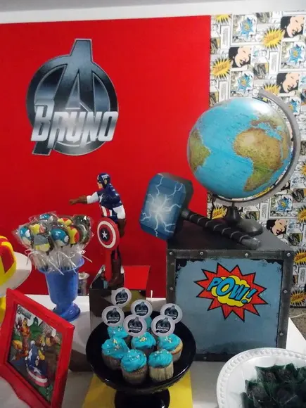 Placa Super herois