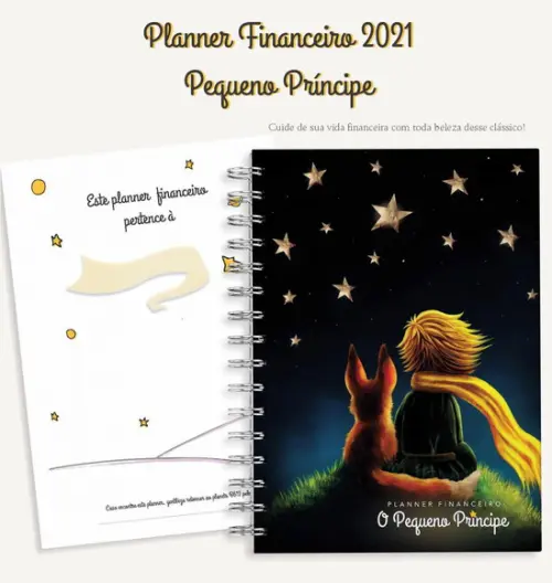 Planner Financeiro - Pequeno Principe