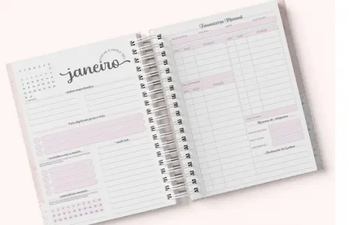 Planner Rosa 2026