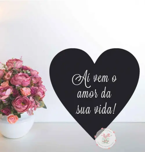Plaquinha para Casamento