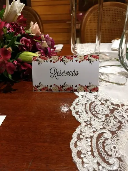 Plaquinha Reservado
