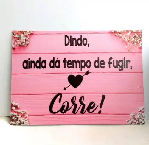 Plaquinhas para casamento