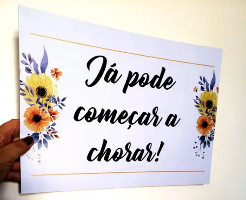 Plaquinhas para Casamento