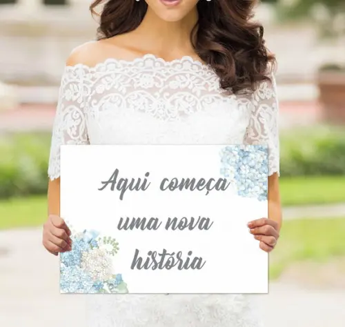 Plaquinhas para Casamento