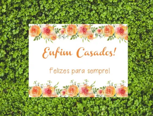 Plaquinhas para Casamento