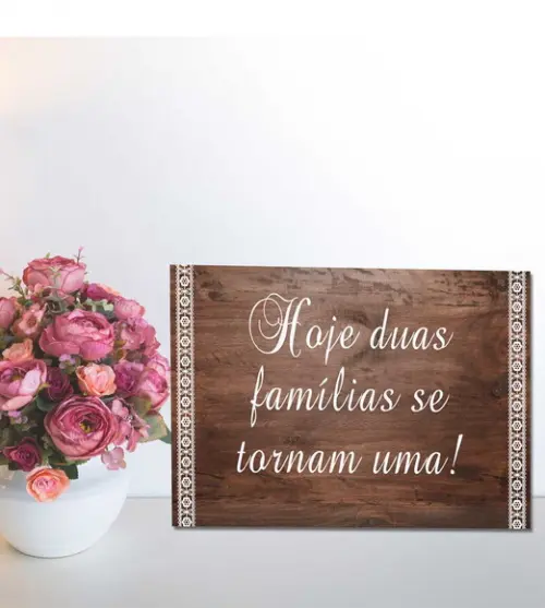 Plaquinhas para Casamento