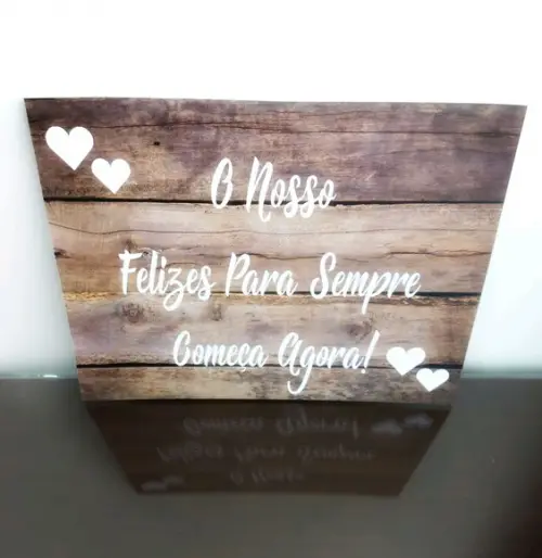 Plaquinhas para Casamento