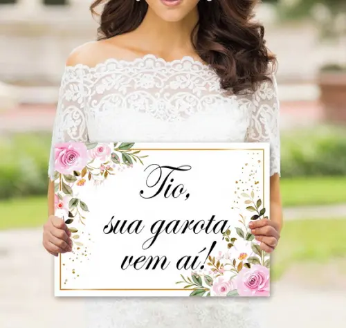 Plaquinhas para Casamento