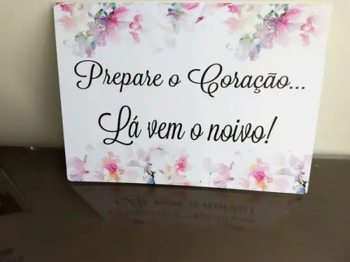 Plaquinhas para Casamento