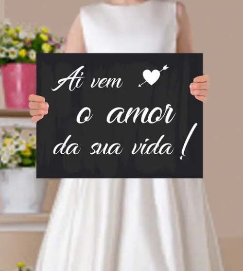 Plaquinhas para Casamento