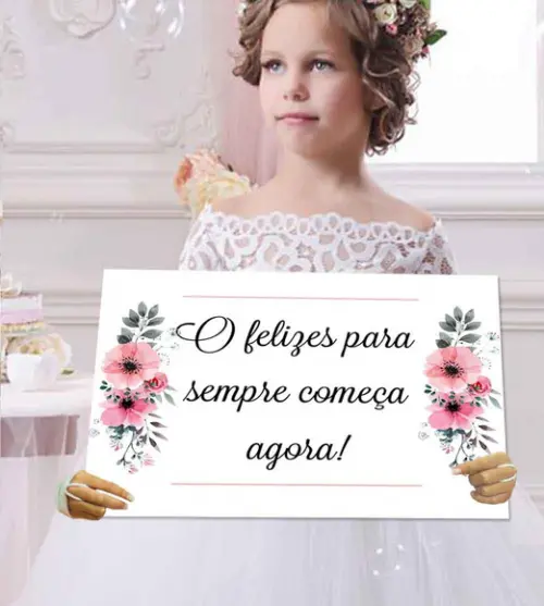 Plaquinhas para Casamento