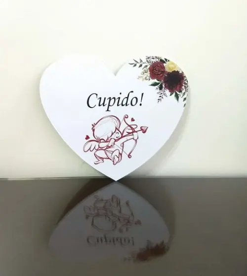 Plaquinhas para Casamento - Cupido