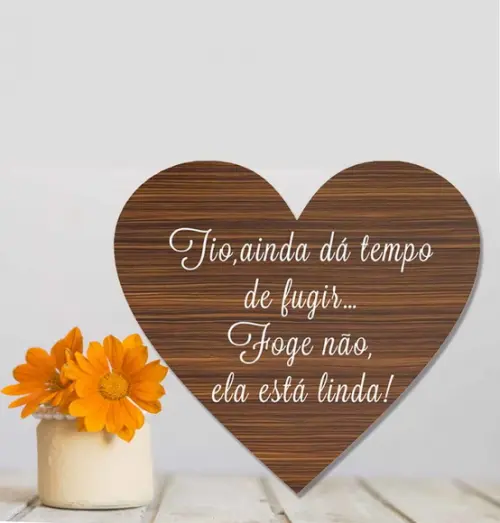 Plaquinhas para Casamento - Foge Que Ainda Dá