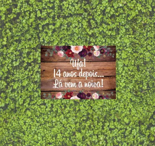 Plaquinhas para Casamento - Lá Vem a Noiva!