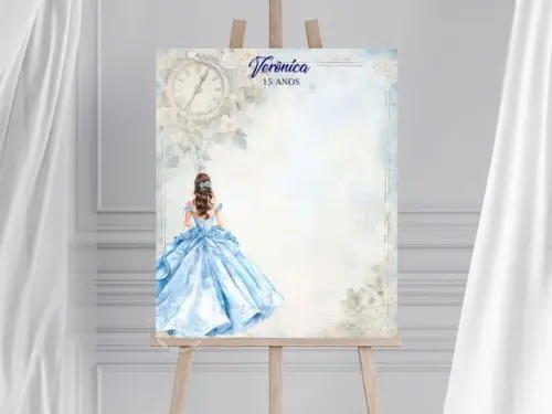 Quadro Assinaturas 15 Anos Personalizado