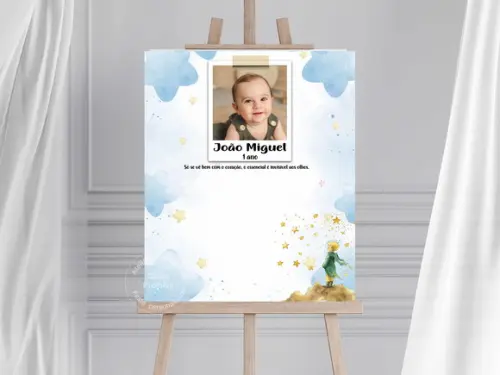 Quadro Assinaturas - Festa Pequeno Príncipe