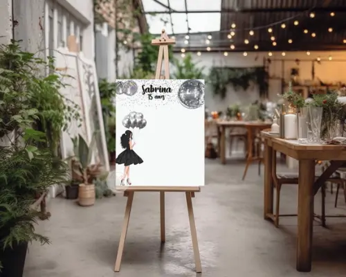 Quadro Assinaturas para 15 Anos