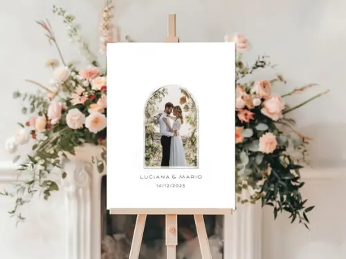Quadro de Assinatura para Casamento