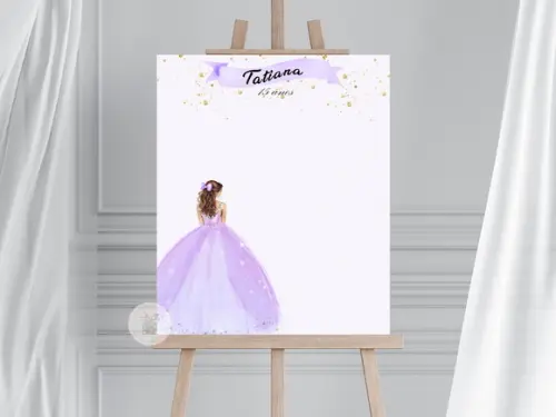 Quadro de Assinaturas para 15 Anos
