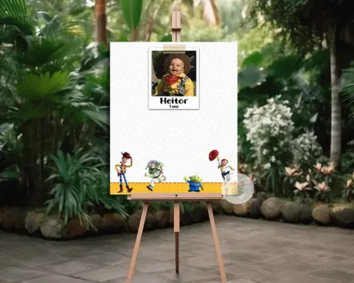 Quadro de Assinaturas - Festa Infantil Toy Story