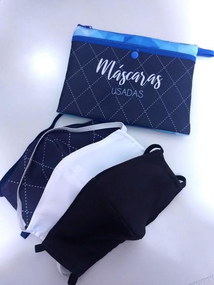 KIT PORTA MASCARA E MASCARA