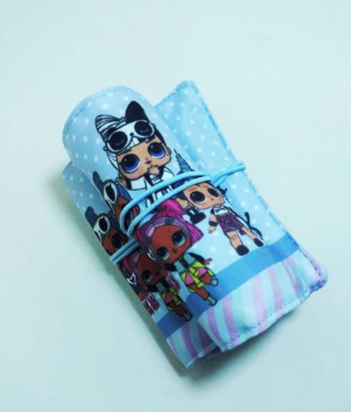 Mini Estojo Personalizado com Lápis 12 Cores