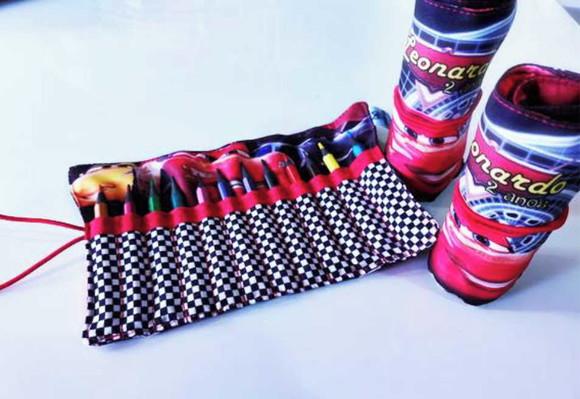 Mini Estojo Personalizado Carros 3