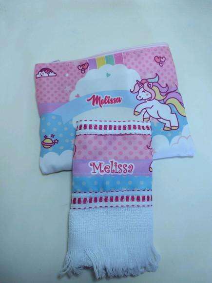 Necesserie Personalizada com Toalha