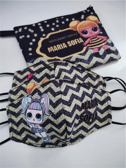 PORTA MASCARAS E MÁSCARAS DE PROTEÇÃO PERSONALIZADAS