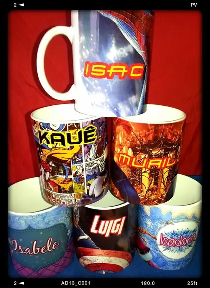 Caneca de Porcelana Temáticas