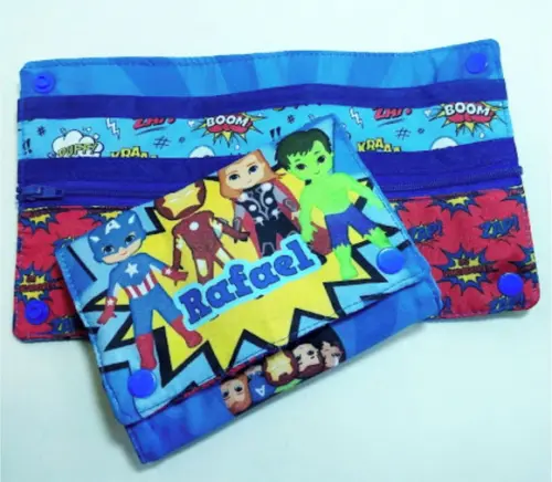 CARTEIRA PERSONALIZADA HEROIS