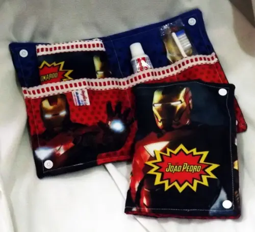 Kit Higiene Personalizado Homem de Ferro