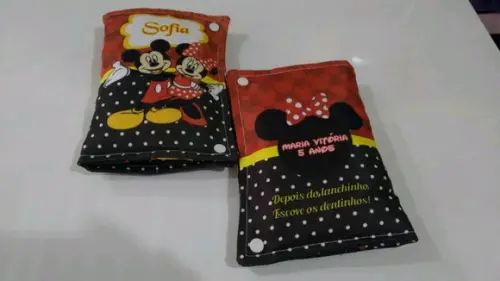 Kit Higiene Temático Mickey e Minnie