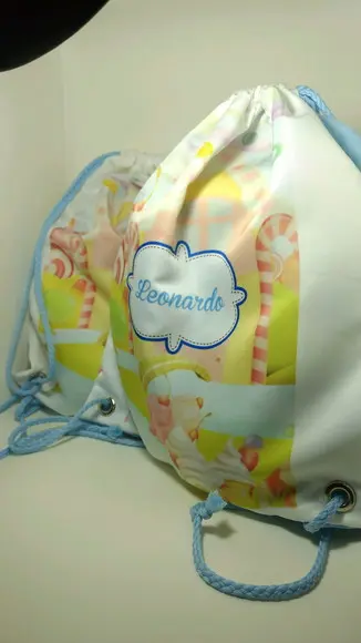 Kit Personalizado Almofada e Mochila