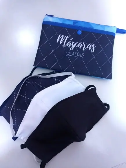KIT PORTA MASCARA E MASCARA