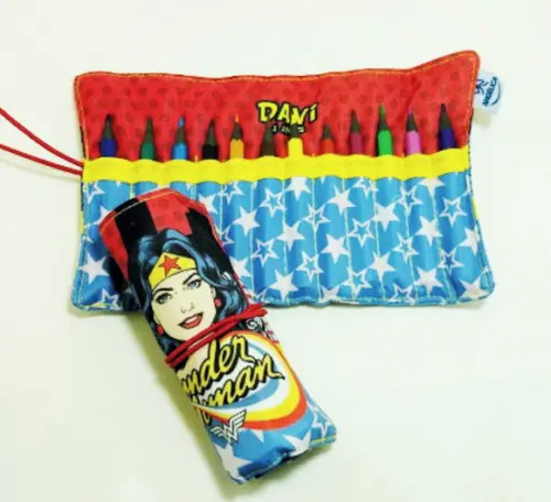Mini Estojo Personalizado Super Herois